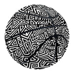 Black And White Geometric African Print Basketball