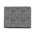 Black And White Geometric African Print Bifold Wallet