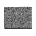 Black And White Geometric African Print Bifold Wallet
