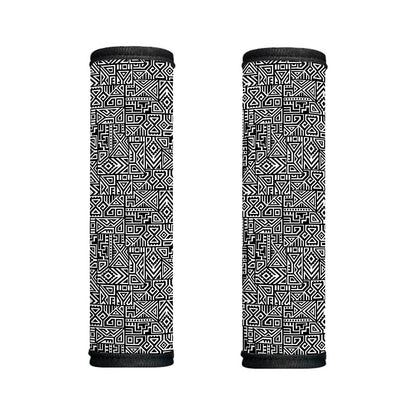 Black And White Geometric African Print Handle Covers
