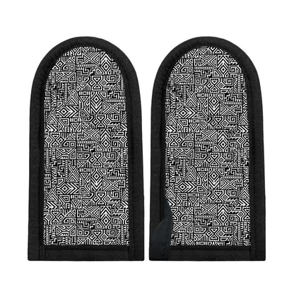 Black And White Geometric African Print Skillet Handle Cover