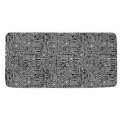 Black And White Geometric African Print Towel