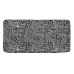 Black And White Geometric African Print Towel