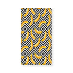 Black And White Geometric Banana Print Baby Crib Sheet