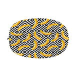 Black And White Geometric Banana Print Car Side Mirror Covers