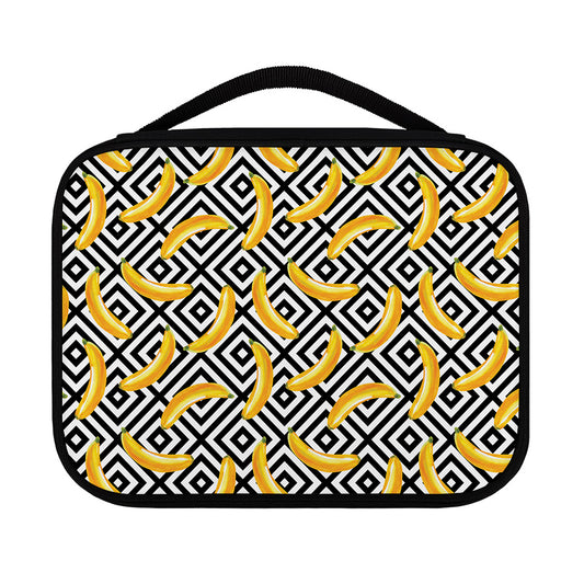 Black And White Geometric Banana Print Classic Bible Case