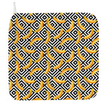 Black And White Geometric Banana Print Hand Towel