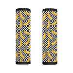 Black And White Geometric Banana Print Handle Covers