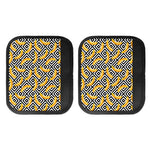 Black And White Geometric Banana Print Handle Covers