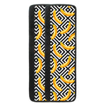 Black And White Geometric Banana Print Refrigerator Handle Covers