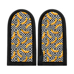 Black And White Geometric Banana Print Skillet Handle Cover