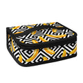 Black And White Geometric Banana Print Small Lunch Bag