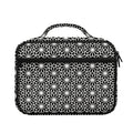 Black And White Geometric Floral Print Briefcase Bible Bag