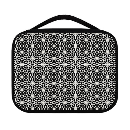 Black And White Geometric Floral Print Classic Bible Case