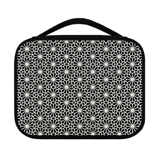 Black And White Geometric Floral Print Classic Bible Case