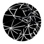 Black And White Geometric Mosaic Print Basketball