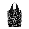 Black And White Geometric Mosaic Print Bible Tote Bag