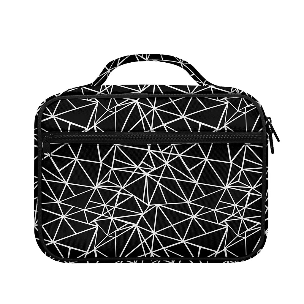 Black And White Geometric Mosaic Print Briefcase Bible Bag