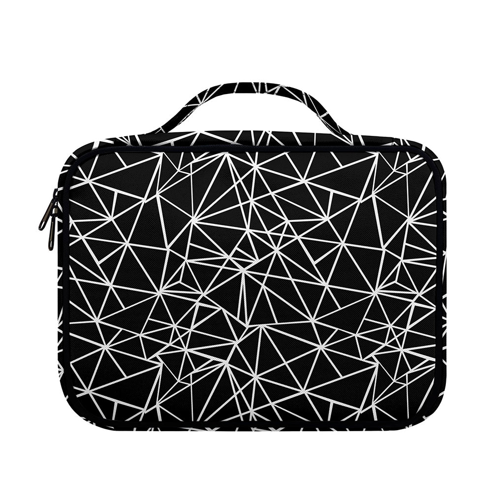 Black And White Geometric Mosaic Print Briefcase Bible Bag