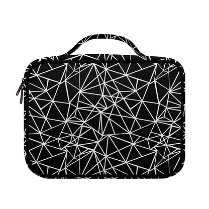 Black And White Geometric Mosaic Print Briefcase Bible Bag