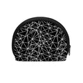 Black And White Geometric Mosaic Print Coin Purse