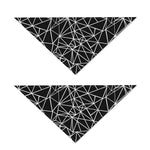 Black And White Geometric Mosaic Print Dog Bandana