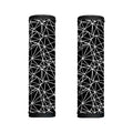 Black And White Geometric Mosaic Print Handle Covers