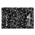Black And White Geometric Mosaic Print Placemat