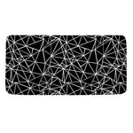 Black And White Geometric Mosaic Print Towel