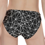 Black And White Geometric Mosaic Print Women's Panties