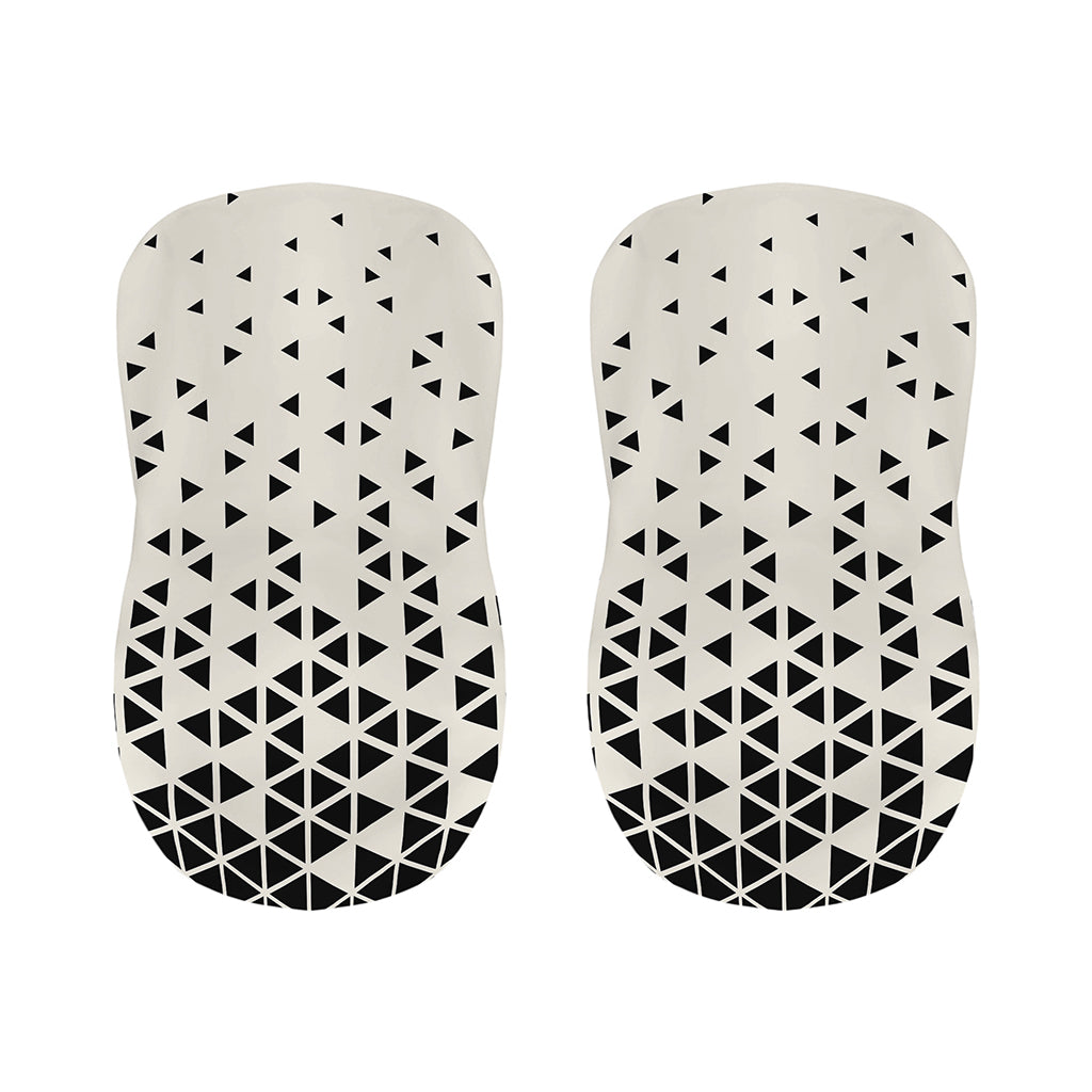 Black And White Geometric Pattern Print Bar Stool Covers