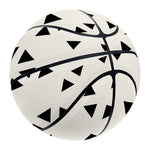Black And White Geometric Pattern Print Basketball