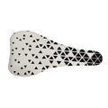 Black And White Geometric Pattern Print Bicycle Seat Cover