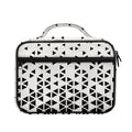 Black And White Geometric Pattern Print Briefcase Bible Bag