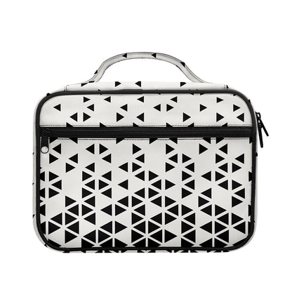 Black And White Geometric Pattern Print Briefcase Bible Bag