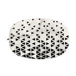 Black And White Geometric Pattern Print Car Side Mirror Covers