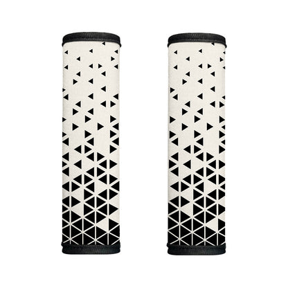 Black And White Geometric Pattern Print Handle Covers