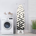 Black And White Geometric Pattern Print Ironing Board Cover