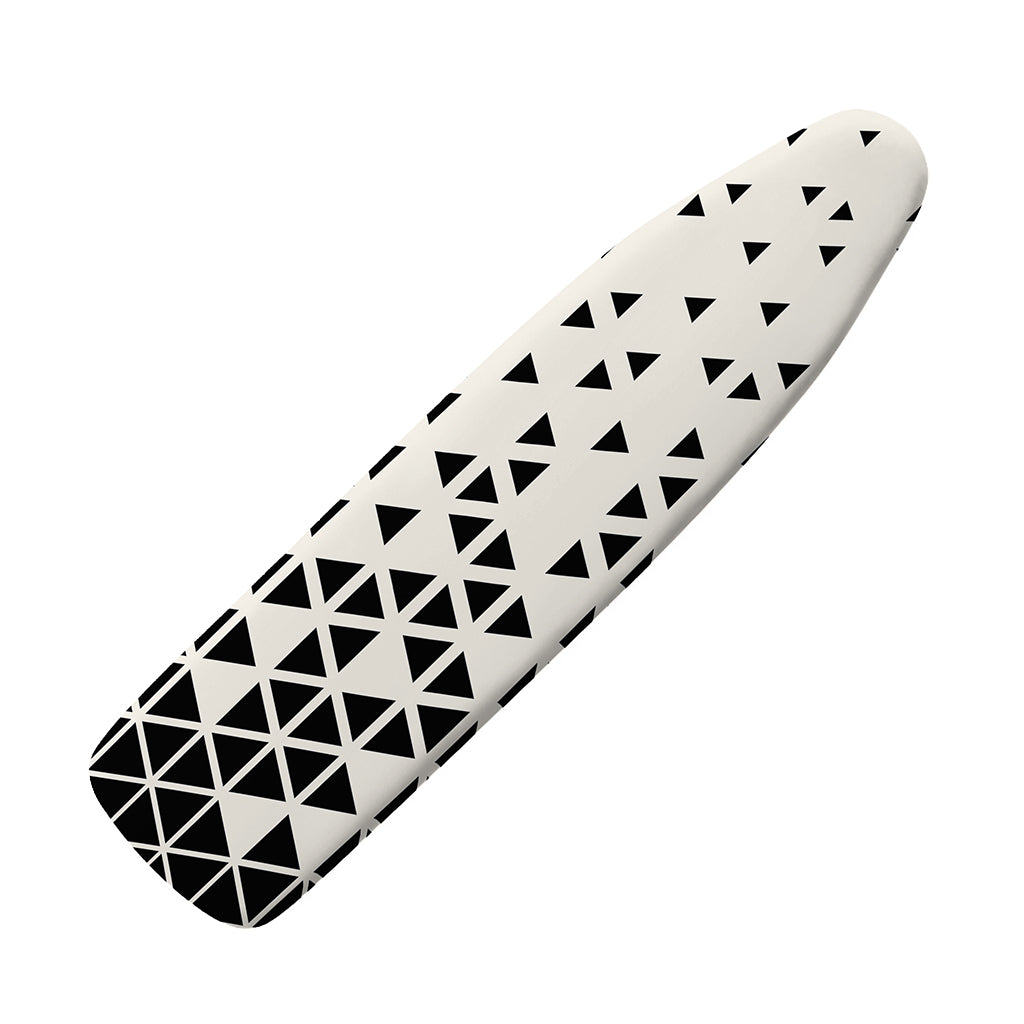 Black And White Geometric Pattern Print Ironing Board Cover
