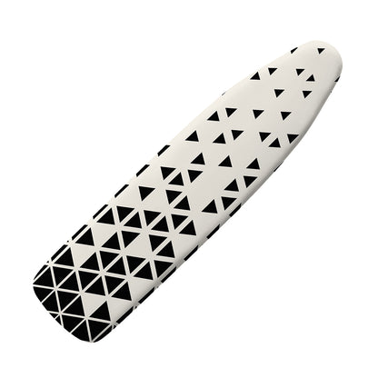 Black And White Geometric Pattern Print Ironing Board Cover