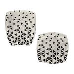 Black And White Geometric Pattern Print Office Chair Cover