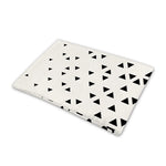 Black And White Geometric Pattern Print Pet Cooling Mat Cover