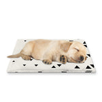 Black And White Geometric Pattern Print Pet Cooling Mat Cover