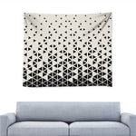 Black And White Geometric Pattern Print Tapestry