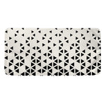 Black And White Geometric Pattern Print Towel