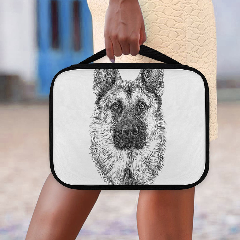 Black And White German Shepherd Print Classic Bible Case