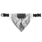 Black And White German Shepherd Print Over The Collar Dog Bandana