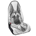 Black And White German Shepherd Print Waterproof Car Seat Cover