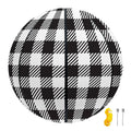 Black And White Gingham Pattern Print Basketball