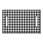 Black And White Gingham Pattern Print Golf Cart Seat Cover